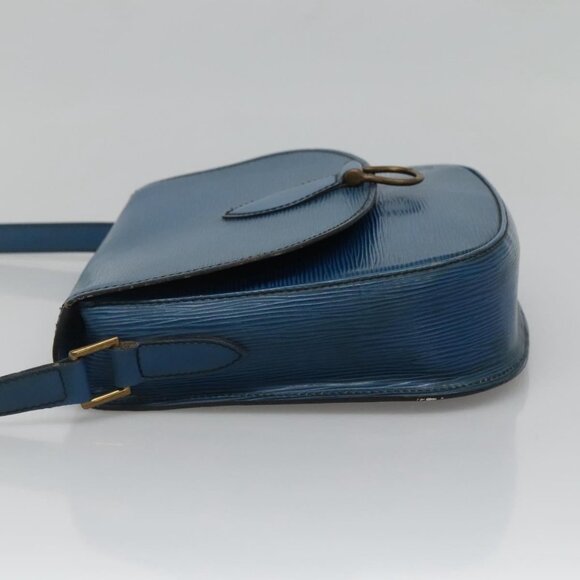 LOUIS VUITTON Epi Saint Cloud GM Shoulder Bag Toledo Blue  LV Auth - Picture 4 of 16